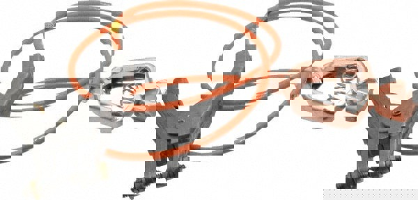 19 AWG, 3 Ft., Alligator Clip, Hand Clamp, Grounding Cable with Clamps